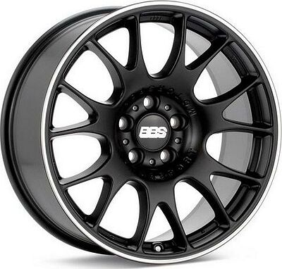 BBS CH 9x20 5x120 ET 24 Dia 82 Satin black/diamond-cut