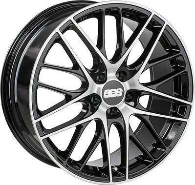 BBS CS 8x18 5x120 ET 42 Dia 82 Satin black/diamond-cut