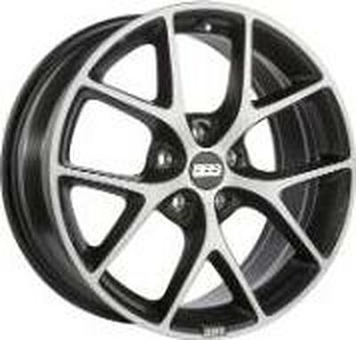 BBS SR 7.5x17 5x115 ET 40 Dia 70.2 Vulcano grey black diamond cut