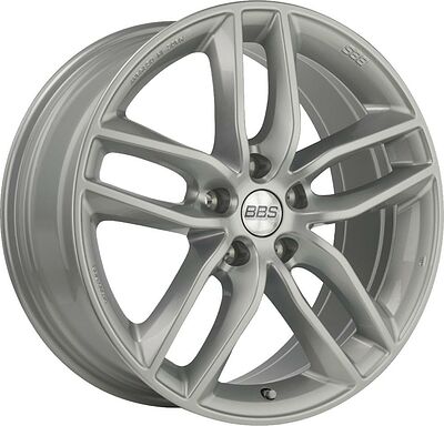 BBS SX 7.5x17 5x112 ET 45 Dia 82 Brilliant Silver