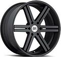 Black Rhino Letaba 9x20 6x139.7 ET 15 Dia 112 Mat Black