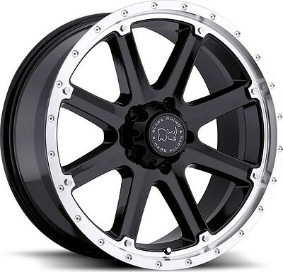 Black Rhino Moab 9x20 8x165 ET 12 Dia 120 black