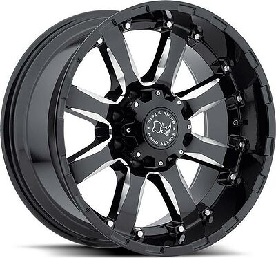 Black Rhino Sierra 9x20 5x150 ET 12 Dia 110.1 black