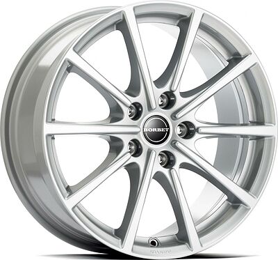 Borbet BL5 8x18 5x105 ET 40 Dia 56.6 Brilliant silver
