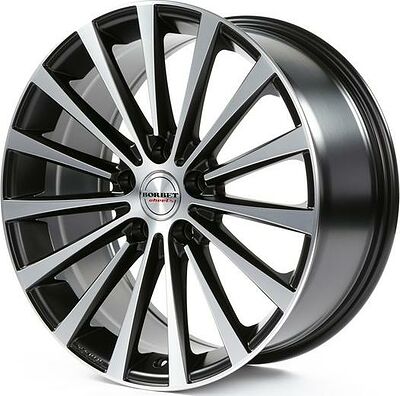 Borbet BLX 8.5x19 5x112 ET 30 Dia 72.5 Black Polished Matt