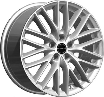 Borbet BS5 8x18 5x112 ET 35 Dia 72.5 Brilliantsilber-Lackiert