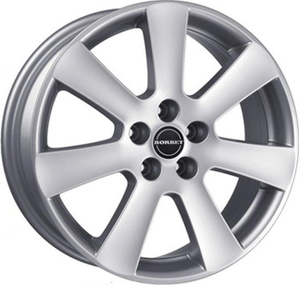 Borbet CA 7x16 4x108 ET 15 Dia 65.1 Cristal silver