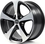 Borbet CC 7x16 5x115 ET 40 Dia 70.1 Black Polished Matt