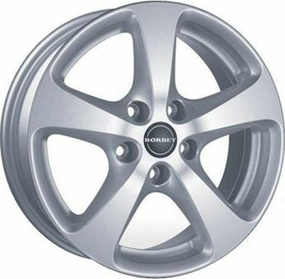 Borbet CC 8.5x18 5x130 ET 50 Dia 71.6 crystal silver