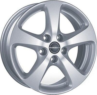 Borbet CC 8x17 5x108 Dia 63.4 Kristallsilber