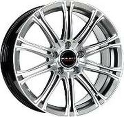 Borbet CW1 7x17 5x105 ET 40 Dia 56.6 Schwarz polished
