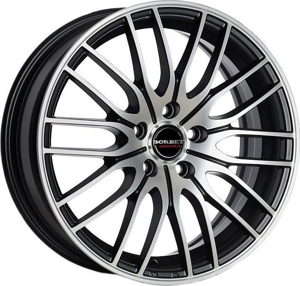 Borbet CW1/5 8x18 5x108 ET 45 Dia 72.5 silver