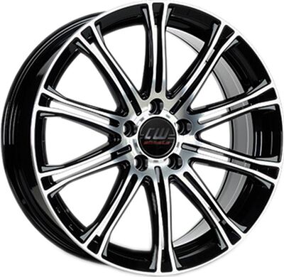 Borbet CW1 7x17 5x115 ET 40 Dia 70.2 Schwarz poliert
