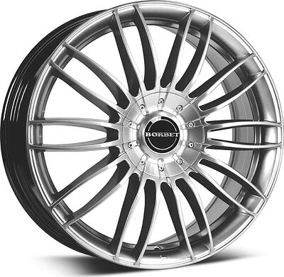 Borbet CW3 9x20 5x130 ET 55 Dia 71.6 silver