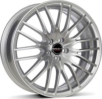 Borbet CW4/5 7x17 5x114.3 ET 40 Dia 72.5 Brilliant silver