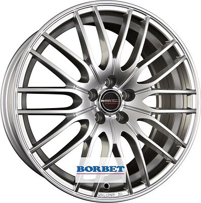 Borbet CW4/5 8x18 5x105 ET 40 Dia 56.6 silver