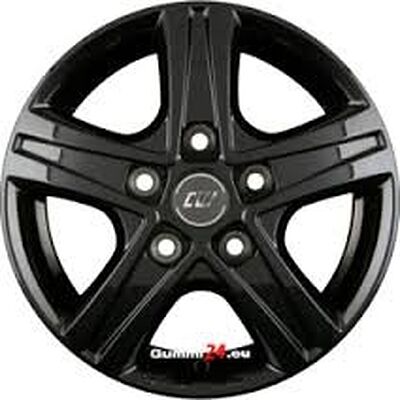 Borbet CWD 6x16 5x130 ET 68 Dia 78.1 Black Gloss