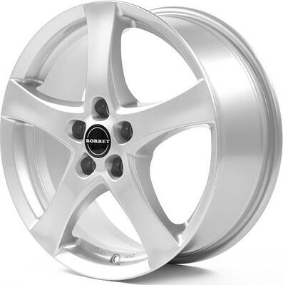 Borbet F 7x17 5x100 ET 35 Dia 64.1 Brilliant silver