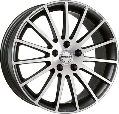 Borbet LS 8x18 5x112 ET 45 Dia 72.5 schwarz-poliert