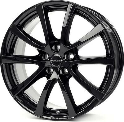 Borbet LV5 7x17 5x110 ET 40 Dia 72.5 Black Gloss