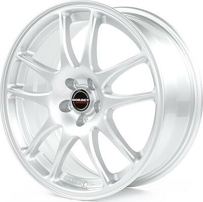 Borbet RS 7x17 4x100 ET 45 Dia 64.1 Brilliant Silver