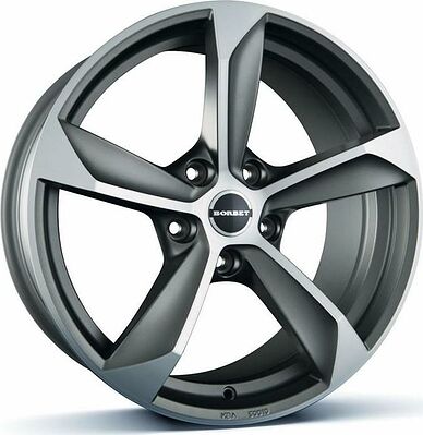 Borbet S 6.5x16 5x114.3 ET 46 Dia 67.1 silver