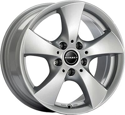 Borbet TB 7.5x17 5x112 ET 45 Dia 66.5 Brilliantsilber-Lackiert