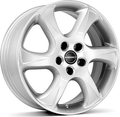 Borbet TL 7x17 5x108 ET 50 Dia 63.4 silver