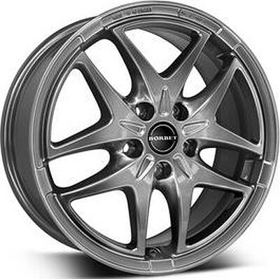Borbet XB 7x17 5x112 ET 47 Dia 57 Metal Grey
