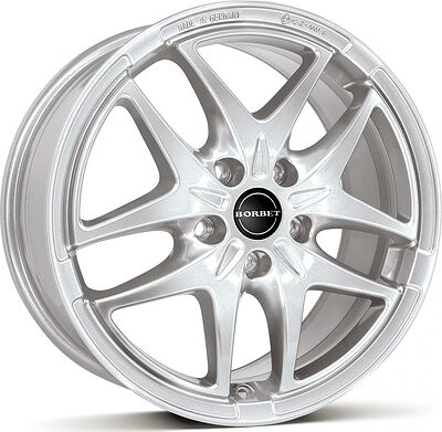 Borbet XB 6.5x16 5x112 ET 46 Dia 57.1 silver