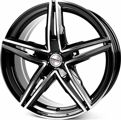 Borbet XRS 8x18 5x112 ET 48 Dia 72.5 Black Polished