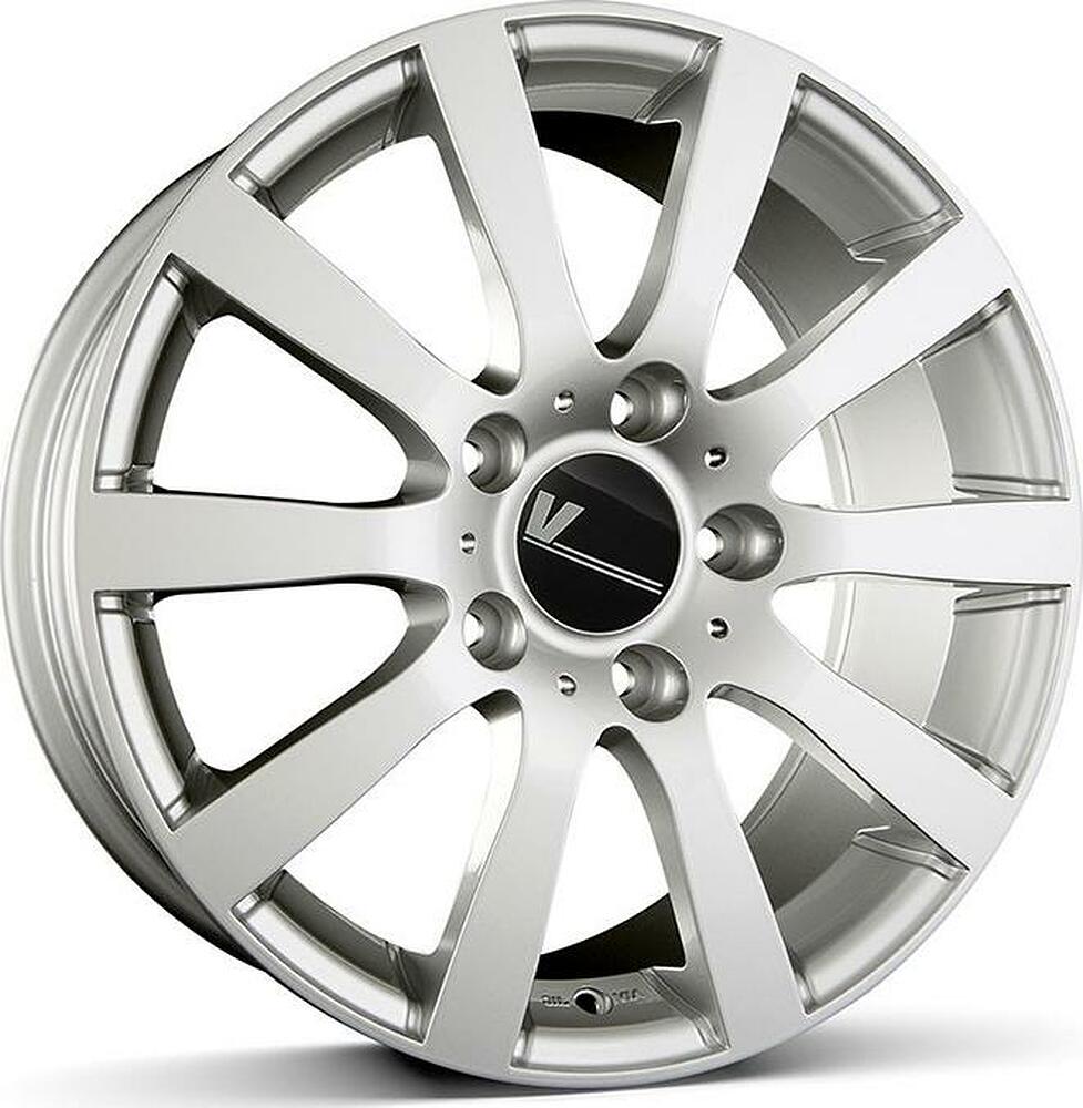 Borbet C2C 7x17 5x127 ET 35 Dia 71 Brilliant Silver