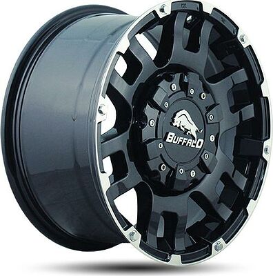 Buffalo BW-004 9x20 5x150 ET 35 Dia 110.1 gloss-black-machined-face