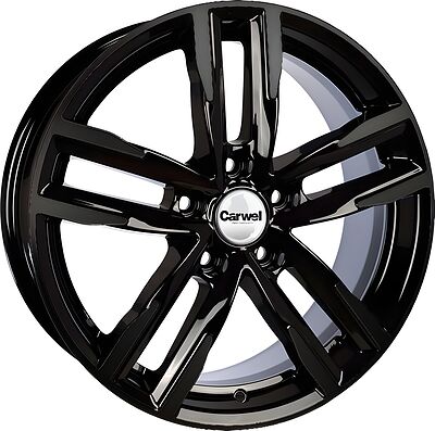 Carwel Лемно 7x17 5x114.3 ET 45 Dia 66.1 BK
