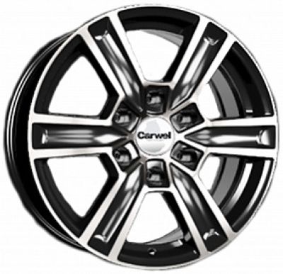 Carwel Пирос 7.5x17 6x139.7 ET 25 Dia 106.1 BK