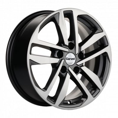 Carwel Шунет 6.5x16 5x100 ET 39 Dia 57.1 Grey_FP
