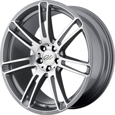 CEC C 883 10x22 5x112 ET 40 Dia 66.6 Silver/Machined