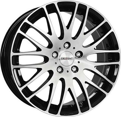 Dezent RG 8x18 5x114.3 ET 45 Dia 71.6 Black Polished
