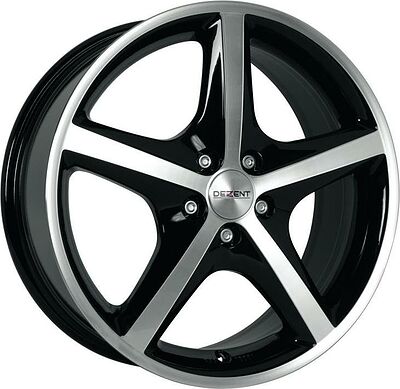 Dezent RL 7x17 5x108 ET 43 Dia 70.1 Black Polished
