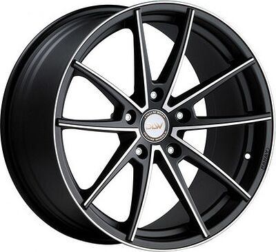 DLW MANAY 9x20 5x130 ET 45 Dia 71.6 Black Matt Polish