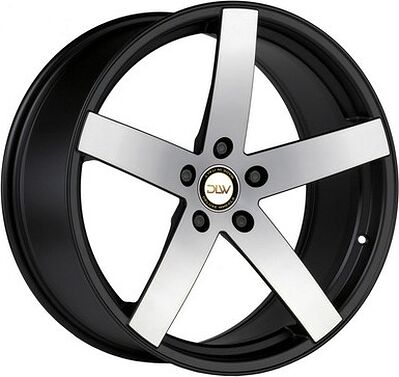 DLW UROS S 9x20 5x130 ET 45 Dia 71.6 Black Matt Polish