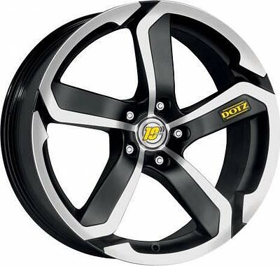 Dotz Hanzo 8.5x18 5x112 ET 35 Dia 70.1 Black Polished