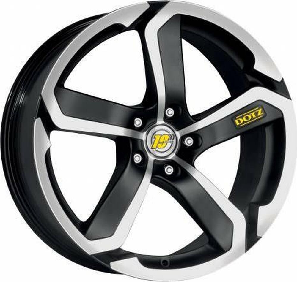 Dotz Hanzo 9.5x18 5x114.3 ET 35 Dia 71.6 Black Polished