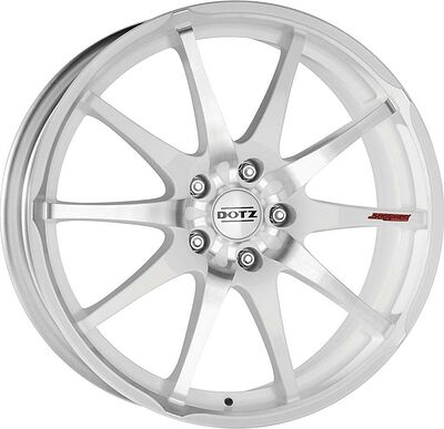 Dotz Shuriken 6.5x15 4x100 ET 38 Dia 60.1 white