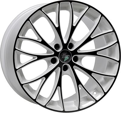 Eta Beta Piuma C 9x20 5x130 ET 48 Dia 71.6 White Black Face Shine