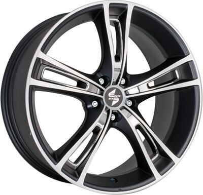 Eta Beta Rochel/x 8x18 5x112 ET 35 Dia 78.1 Black Matt Polish