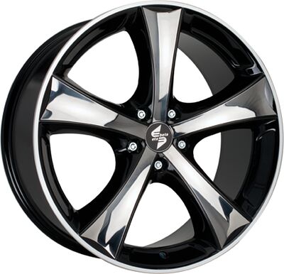 Eta Beta Tettsut/x 8x20 5x112 ET 45 Dia 73 Black Shiny Polish
