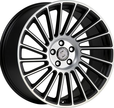 Eta Beta Venti-R 8x19 5x112 ET 25 Dia 78 Black Matt Polish