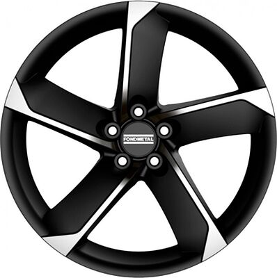 Fondmetal 7900 6.5x17 5x114.3 ET 46 Dia 67.2 Matt Black Machined