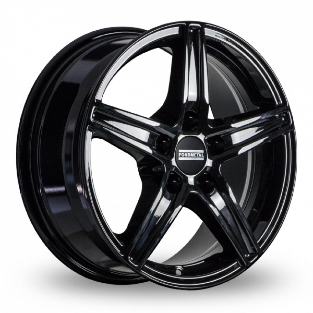 Fondmetal 8100 7x17 5x112 ET 42 Dia 66.5 Glossy Black